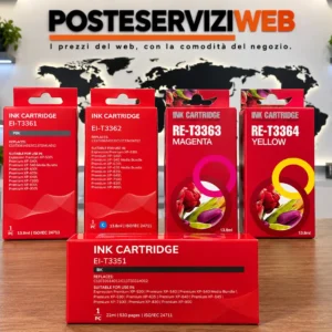 🖨️ Cartucce Compatibili Epson T3351 / T3361 / T3362 / T3363 / T3364