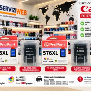 Cartucce Compatibili Canon PG-575XL CL-576XL