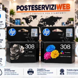 Cartucce originali HP 308